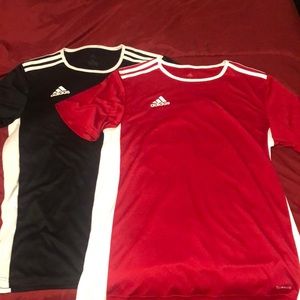 2 men’s adidas shirts